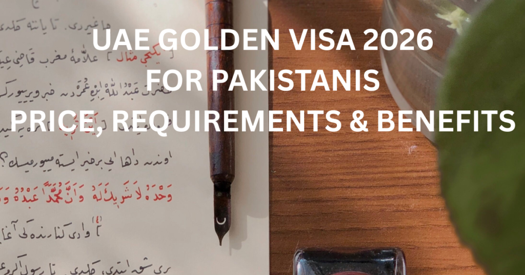 uae golden visa 2026 for pakistanis